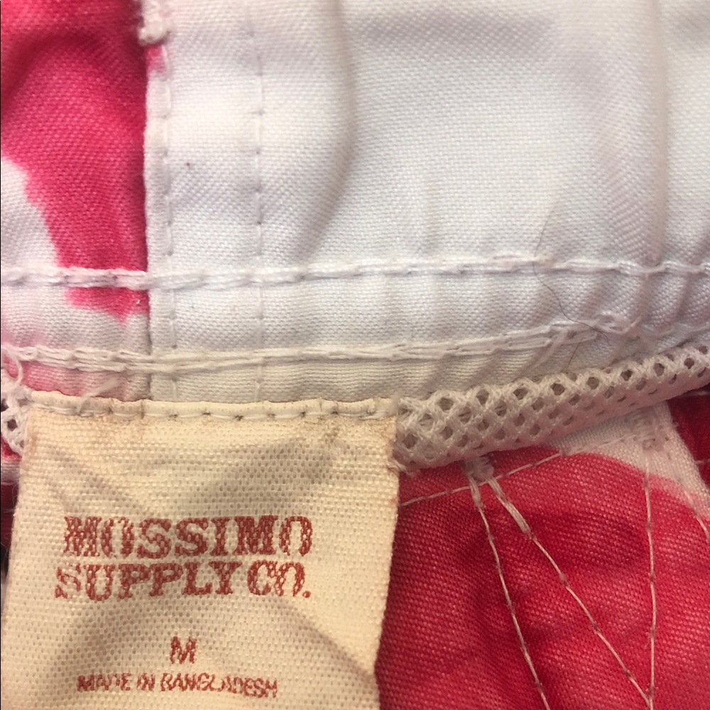 Mossimo Supply Co. Red and White Swim Shorts - Picture 2 of 3